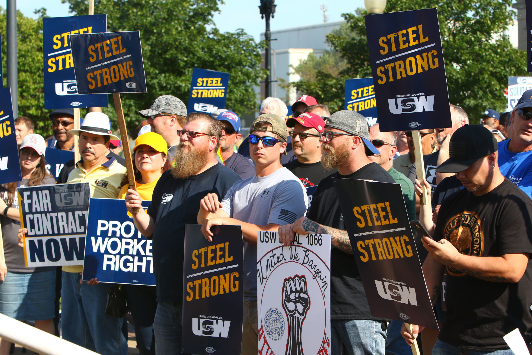 Gallery: Steelworkers rally in Gary